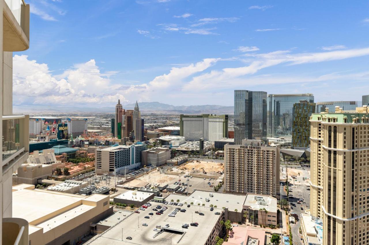 Lucky Gem Penthouse & Luxury Suites At Signature Resort, Balcony Strip View 1607 Las Vegas Exterior foto