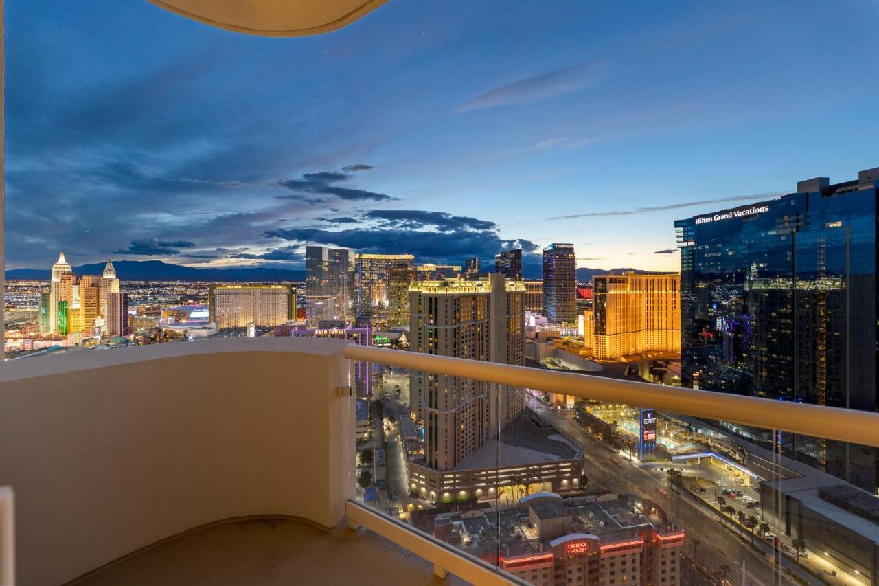 Lucky Gem Penthouse & Luxury Suites At Signature Resort, Balcony Strip View 1607 Las Vegas Exterior foto