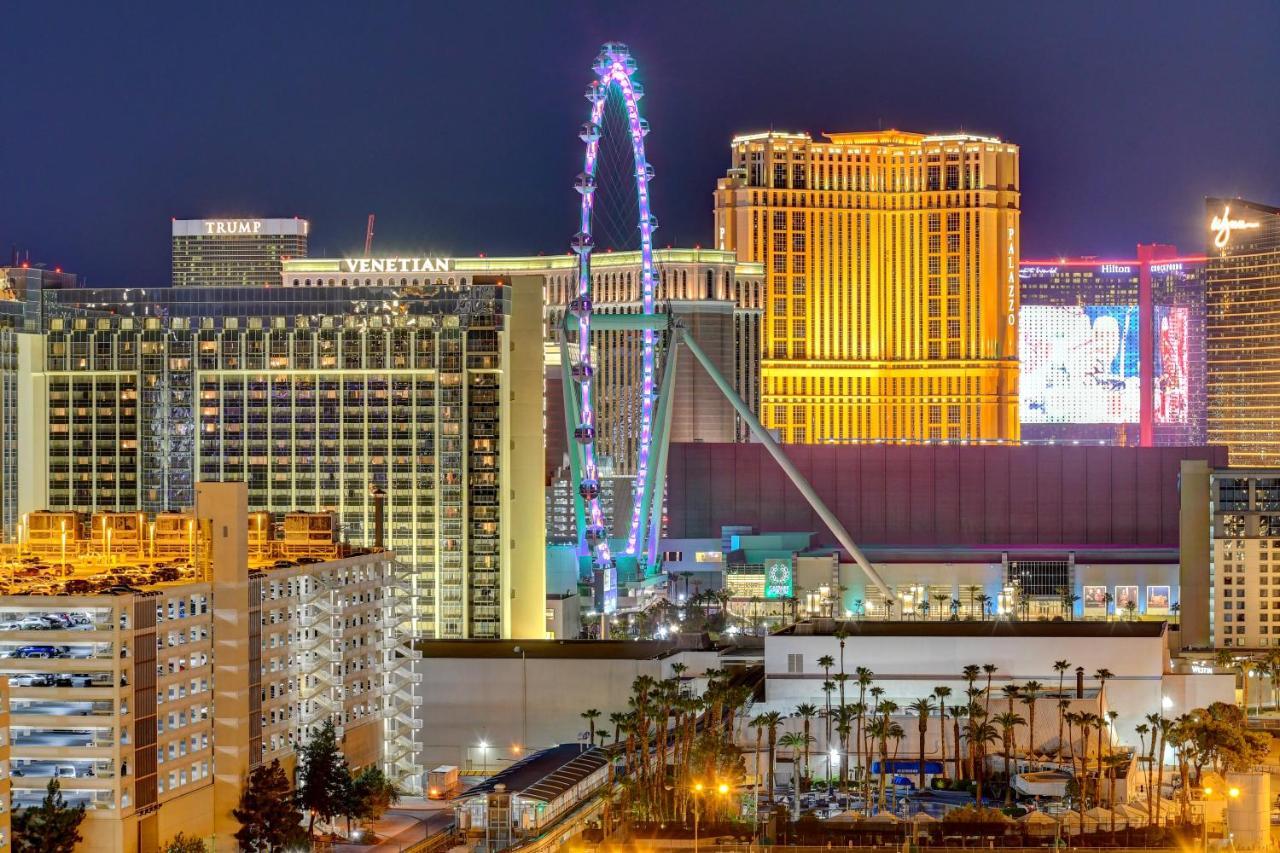 Lucky Gem Penthouse & Luxury Suites At Signature Resort, Balcony Strip View 1607 Las Vegas Exterior foto